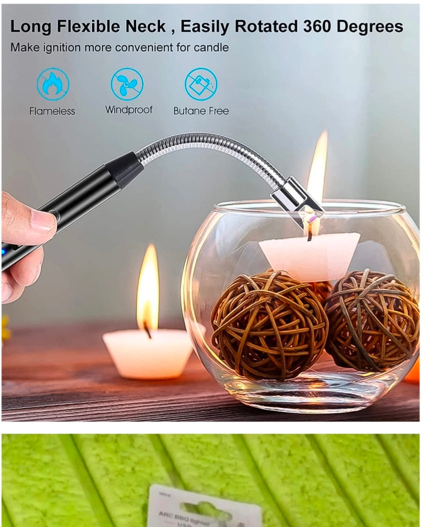 USB Rechargeable Electric Arc Lighter – Flexible, Windproof | FirePot