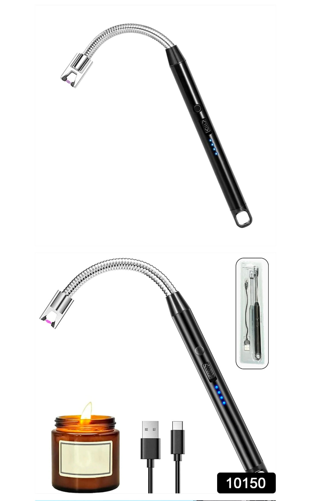 USB Rechargeable Electric Arc Lighter – Flexible, Windproof | FirePot