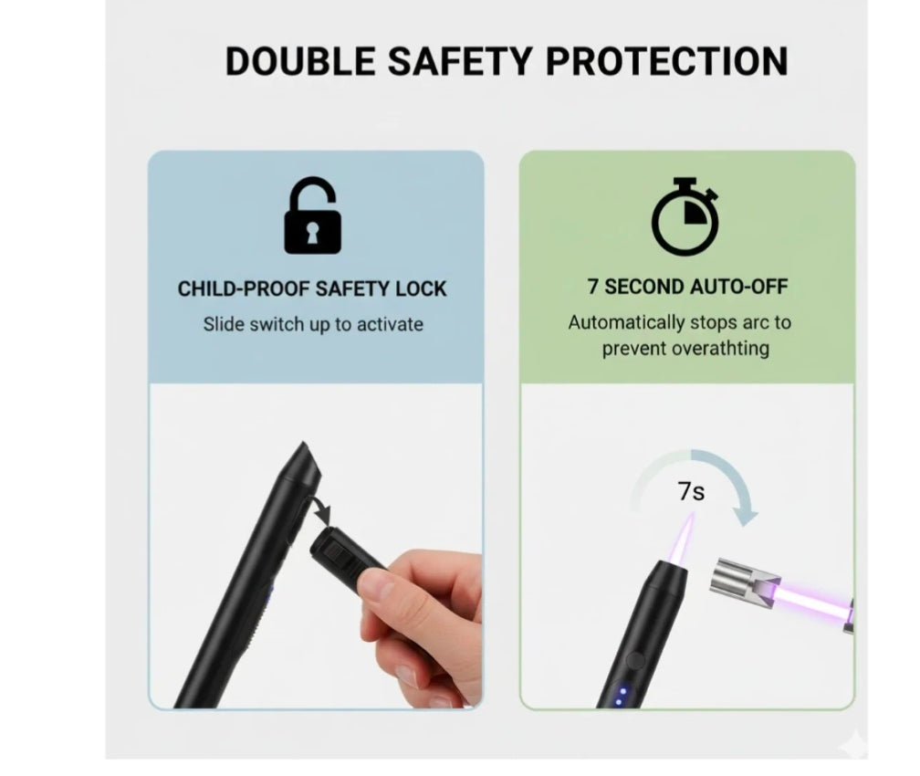USB Rechargeable Electric Arc Lighter – Flexible, Windproof | FirePot